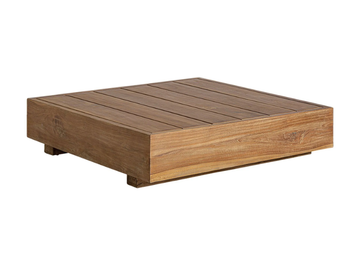 TRENA - Low square wooden coffee table by Vical Home - view 2
